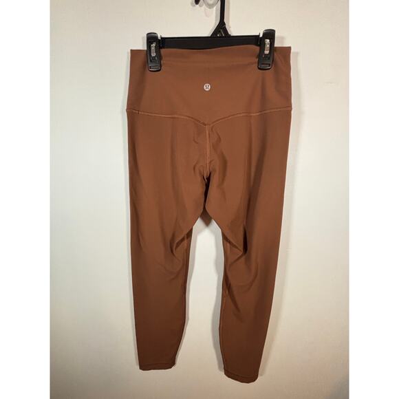Lululemon Align High Rise Leggings 25” Size 8 Brown - Picture 4 of 8